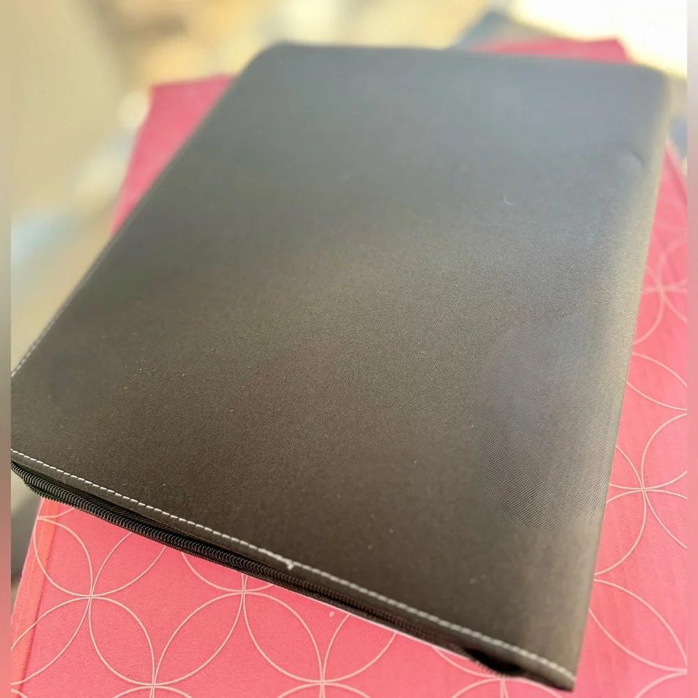 Erin Condren Leopard Large Stand Up Tablet Lrg Folio Planner Tech Organizer NWOT